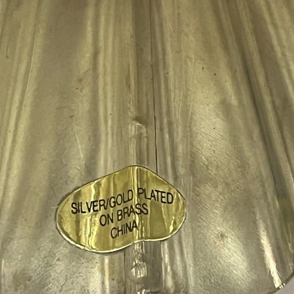 2 pc. TIMELESS TREASURES Silver Plated & Gold Toned Angels Candle Holders -VTG - Picture 8 of 10